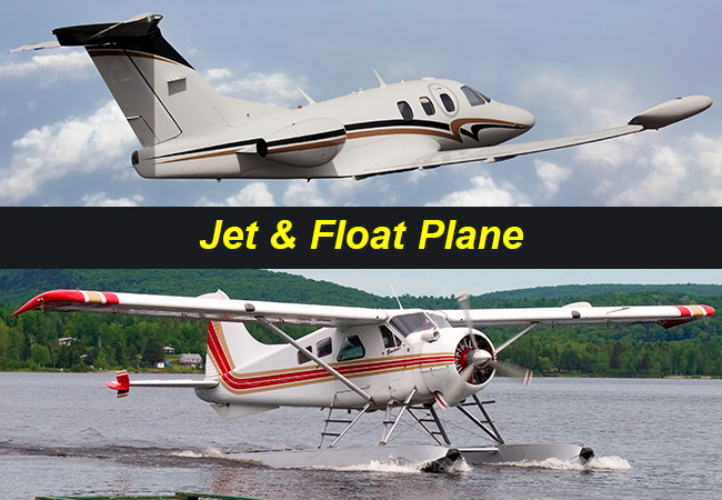 Jet and Float Plane Charter Flights